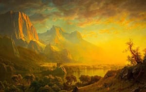 Wind River, painting by Albert Bierstadt
