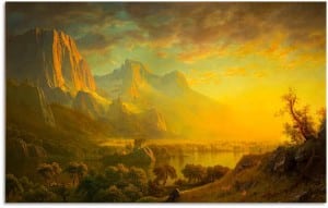 Albert Bierstadt, "Wind River Wyoming ", 1870