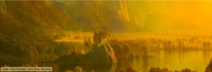 Albert Bierstadt's painting "Wind River, Wyoming"