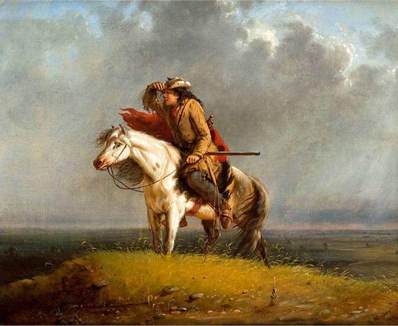 The Lost Greenhorn, painting by Alfred Jacob Miller