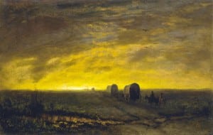 Overland Trail, painting by Albert Bierstadt