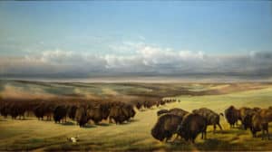 The Gathering of the Herds, painting by William Jacob Hays