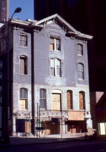 A building being renovated into an art museum in Denver