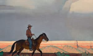 Maynard Dixon's painting, Desert Journey