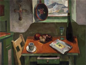 My Kitchen, painting by Jozef G. Bakos
