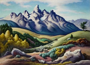 The Sheepherder, painting by Thomas Hart Benton