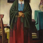 Comadre Rafaelita, painting by Emil Bistram