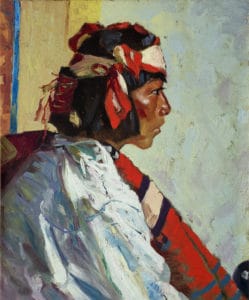 Miguel of Tesuque, painting by Robert Henri