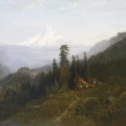William Keith's painting "Mount Hood from Hood River"