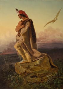 The Last of the Mohicans, painting by Emanuel Gottlieb Leutze