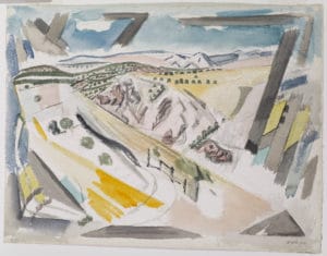 Canyon of the Hondo New Mexico, painting by John Marin,