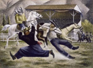 July 4th, 5th, and 6th, painting by Fletcher Martin