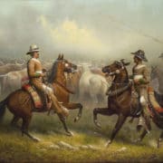 James Walker's painting, California Vaqueros