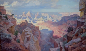 Grand Canyon, painting by William R. Leigh