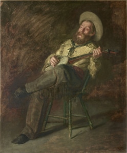 The Singing Cowboy, painting by Thomas Eakins